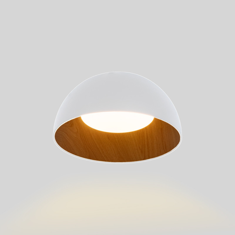 CCT LED 12W ceiling light - Wood Effect - ø35cm