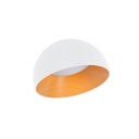 CCT LED slant ceiling light - 12W - Wood effect - ø35cm
