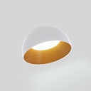 CCT LED slant ceiling light - 12W - Wood effect - ø35cm