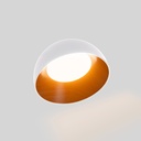 CCT LED slant ceiling light - 12W - Wood effect - ø35cm