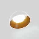 CCT LED slant ceiling light - 12W - Wood effect - ø35cm