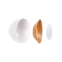 CCT LED slant ceiling light - 12W - Wood effect - ø35cm