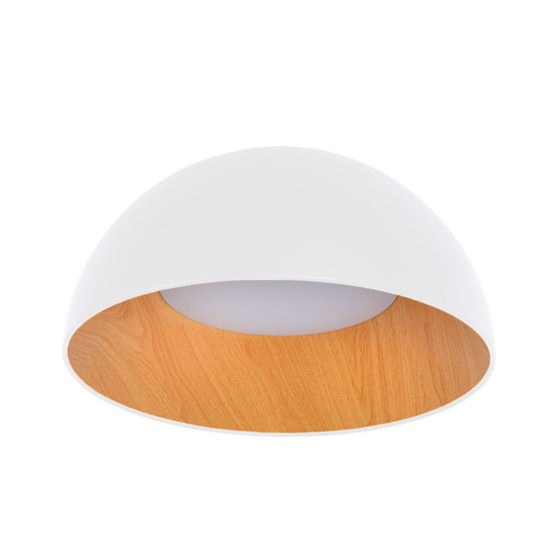 CCT LED 24W ceiling light - Wood effect - ø50cm