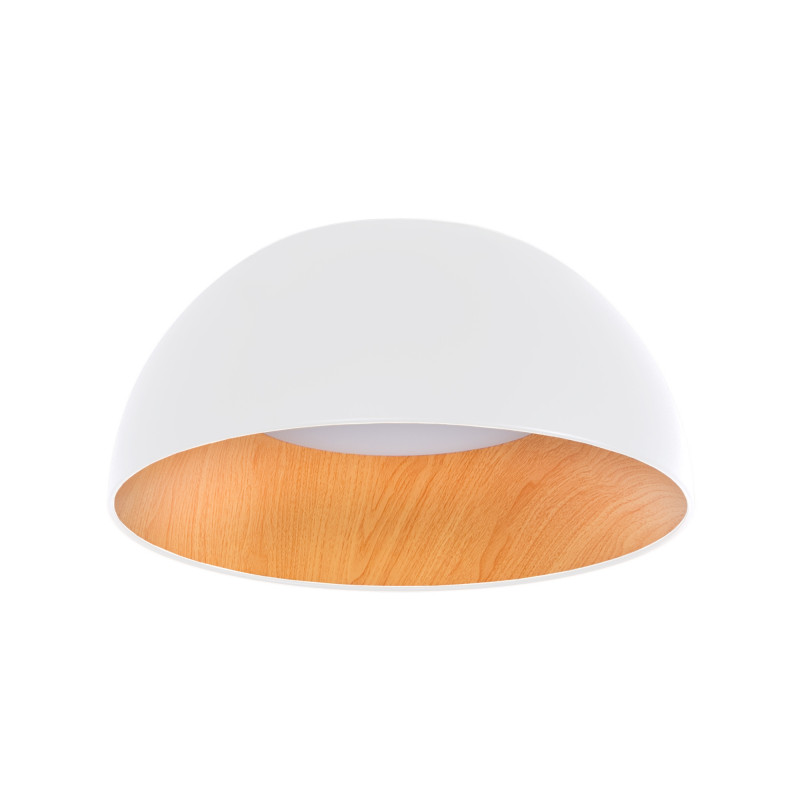 CCT LED 24W ceiling light - Wood effect - ø50cm