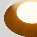 CCT LED 24W ceiling light - Wood effect - ø50cm