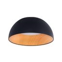 CCT LED 24W ceiling light - Wood effect - ø50cm