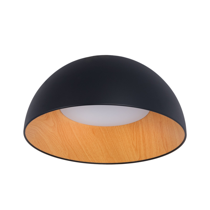 CCT LED 24W ceiling light - Wood effect - ø50cm