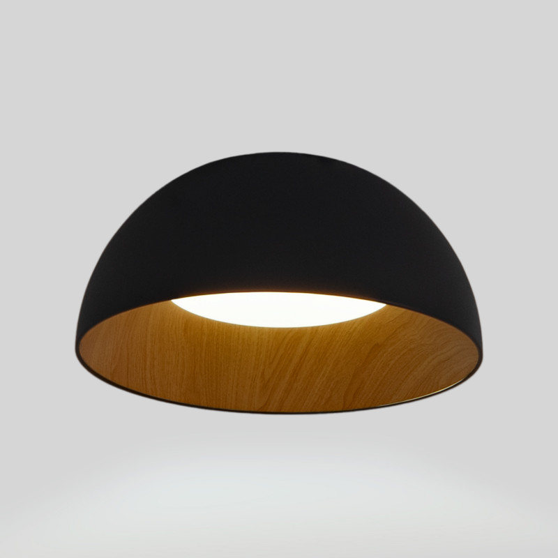 CCT LED 24W ceiling light - Wood effect - ø50cm