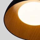 CCT LED 24W ceiling light - Wood effect - ø50cm