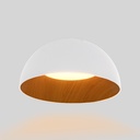 CCT LED 24W ceiling light - Wood effect - ø50cm