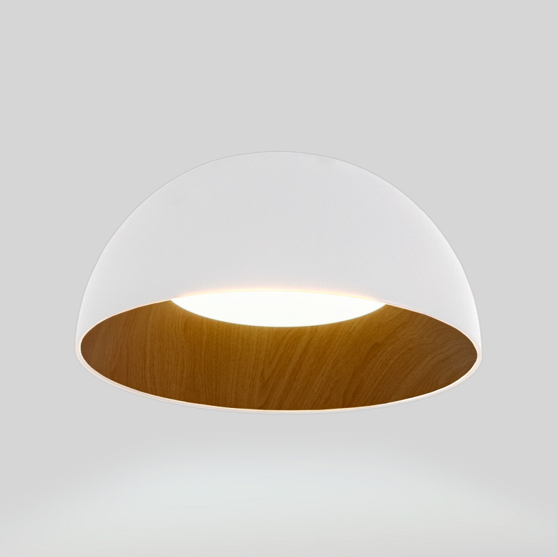 CCT LED 24W ceiling light - Wood effect - ø50cm