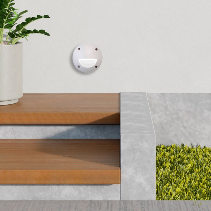 FUMAGALLI "LETI 100" GX53 recessed LED step light - 3W - IP66