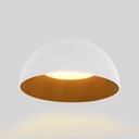 CCT LED 24W ceiling light - Wood effect - ø50cm