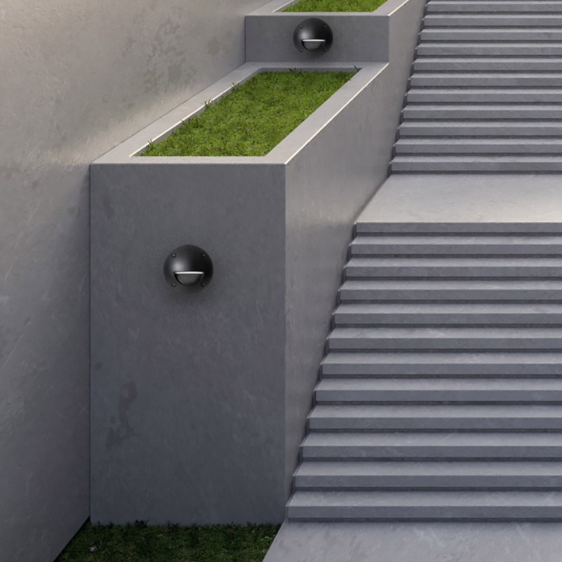 FUMAGALLI "LETI 100" GX53 recessed LED step light - 3W - IP66