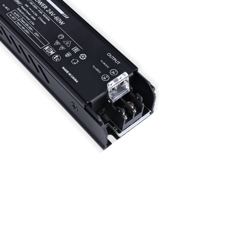 Slim power supply - 60W - 24V - 2.5A - High efficiency - IP20