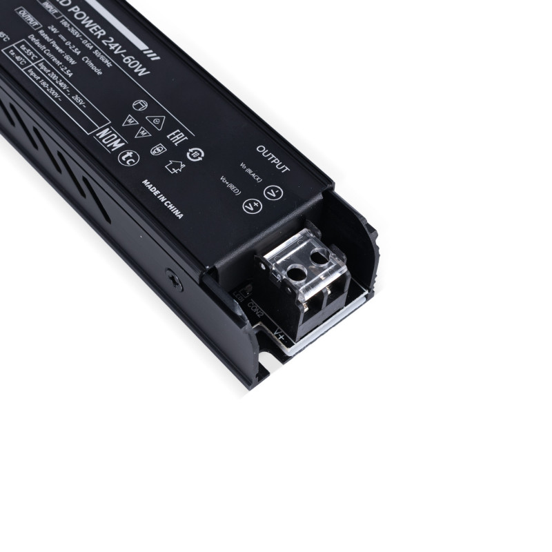 Slim power supply - 60W - 24V - 2.5A - High efficiency - IP20
