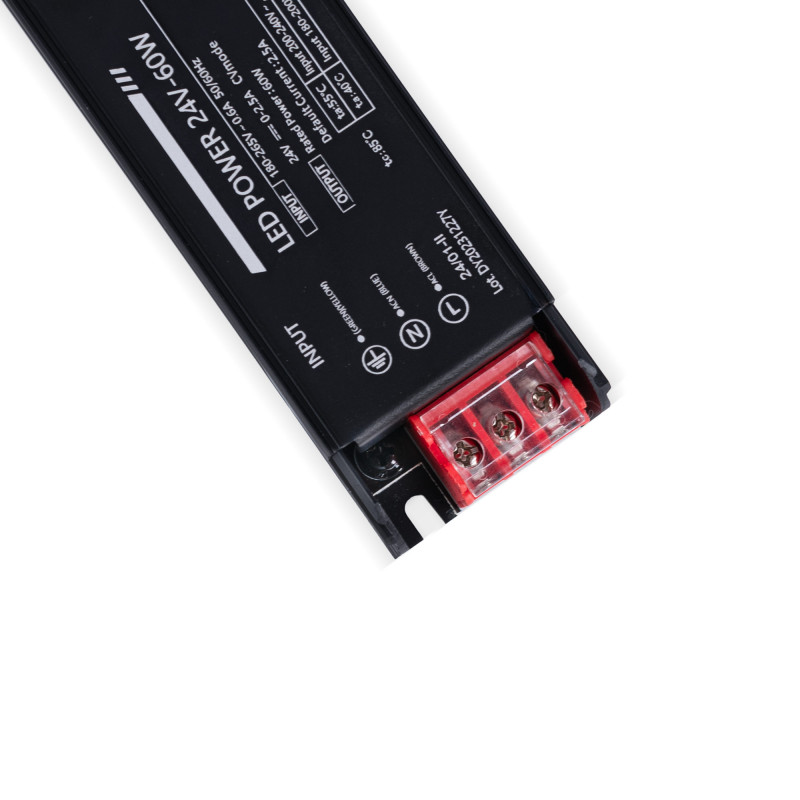 Slim power supply - 60W - 24V - 2.5A - High efficiency - IP20
