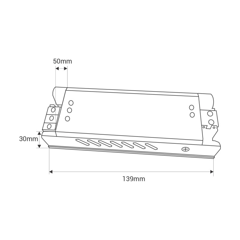 Slim power supply - 100W - 24V - 4.1A - High efficiency - IP20