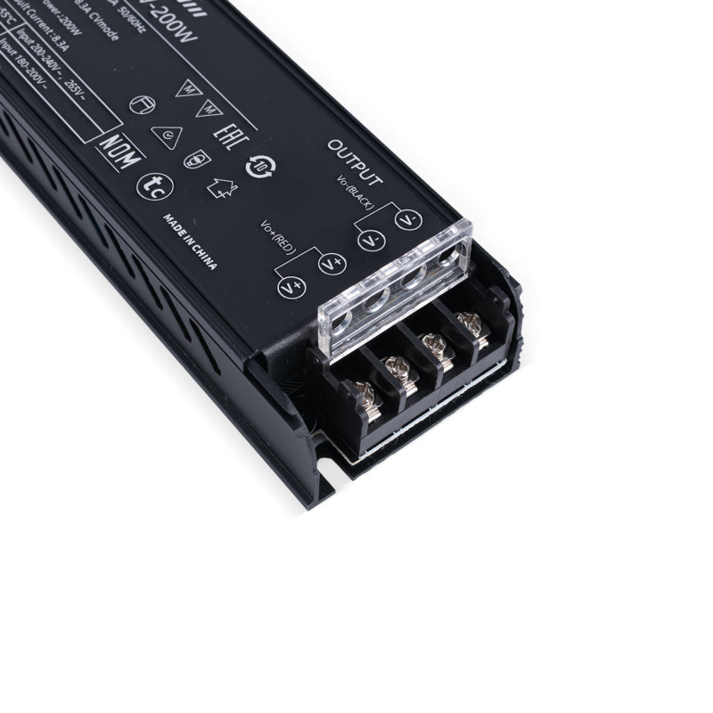 Slim power supply - 200W - 24V - 8.3A - High Efficiency - IP20
