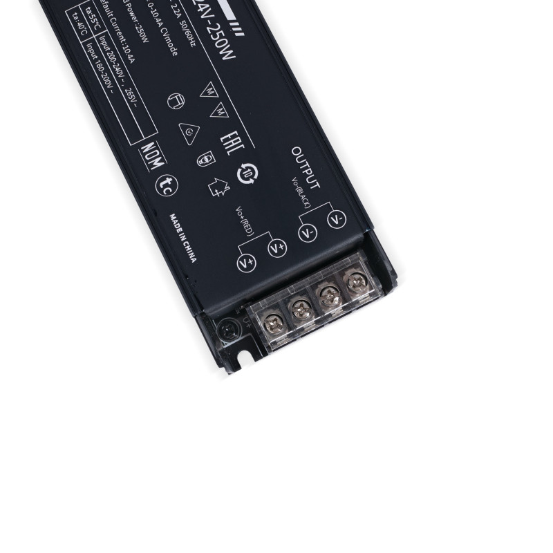 Slim power supply - 250W - 24V - 10.4A - High Efficiency - IP20