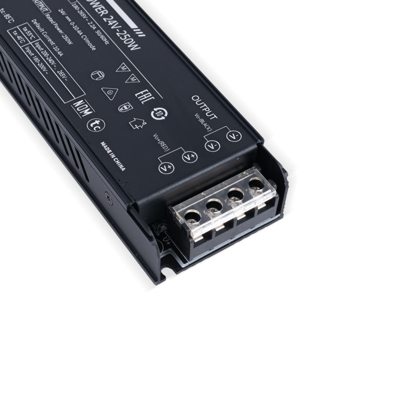 Slim power supply - 250W - 24V - 10.4A - High Efficiency - IP20