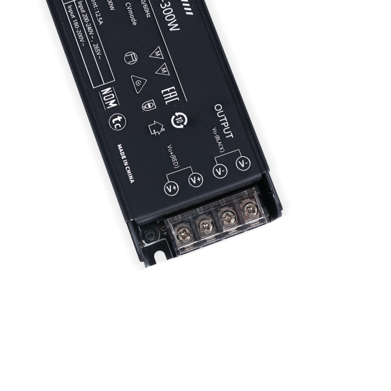 Slim power supply - 300W - 24V - 12.5A - High Efficiency - IP20