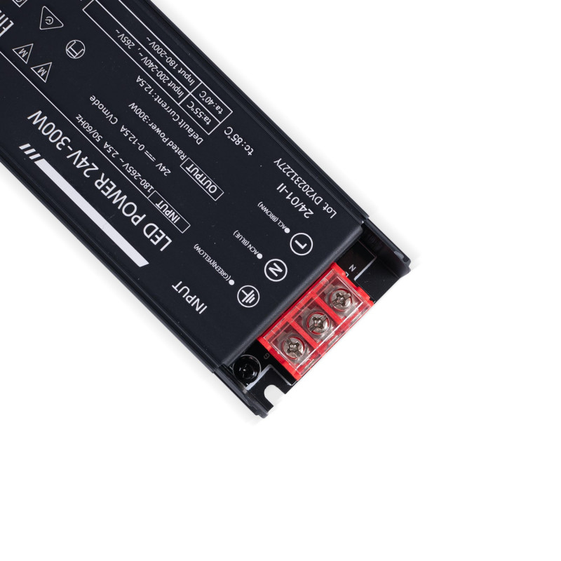 Slim power supply - 300W - 24V - 12.5A - High Efficiency - IP20