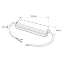 Waterproof slim power supply - 200W 24V - 8.33A - IP67