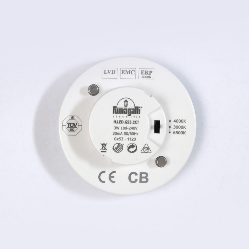 FUMAGALLI "LETI 100" GX53 recessed LED step light - 3W - IP66