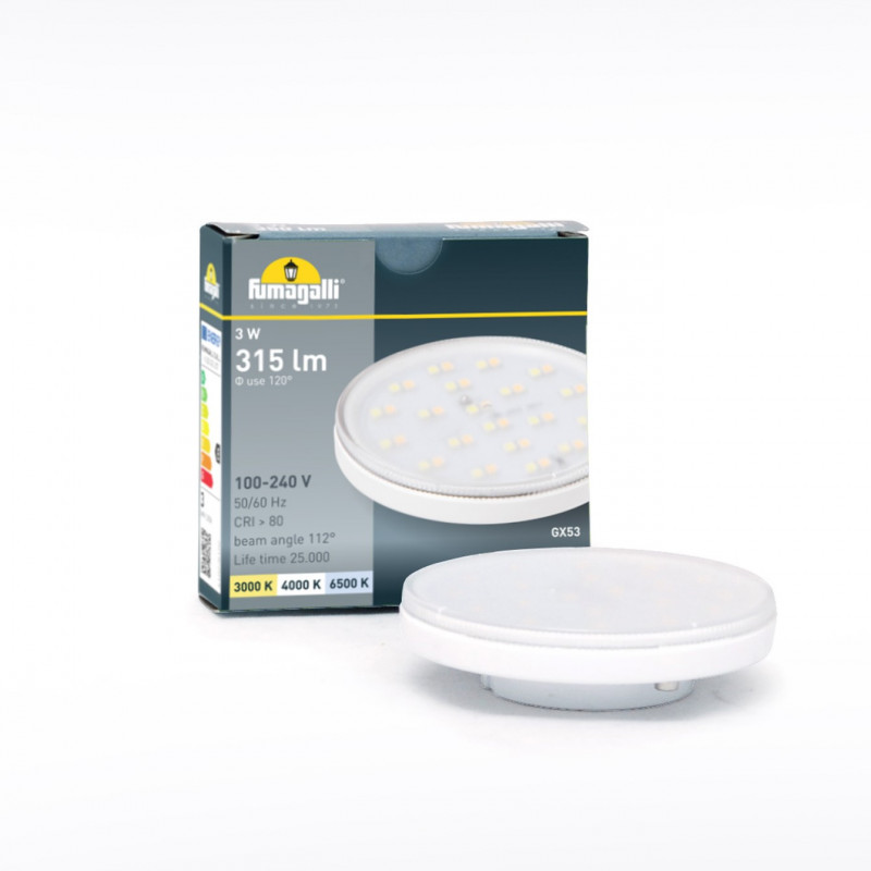 FUMAGALLI "LETI 100" GX53 recessed LED step light - 3W - IP66