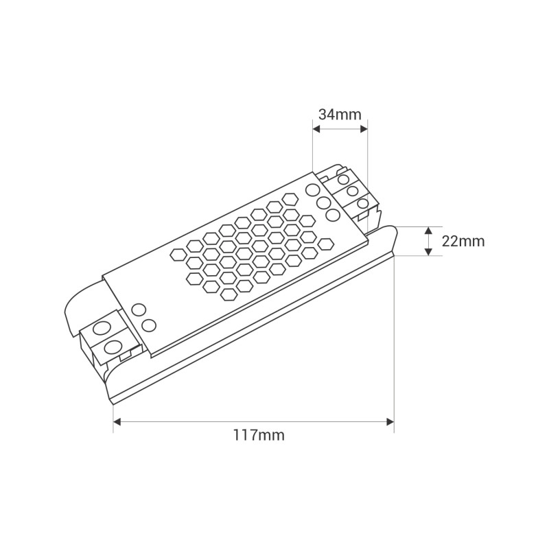 Slim Power Supply - 60W - 24V - 2.5A - IP20
