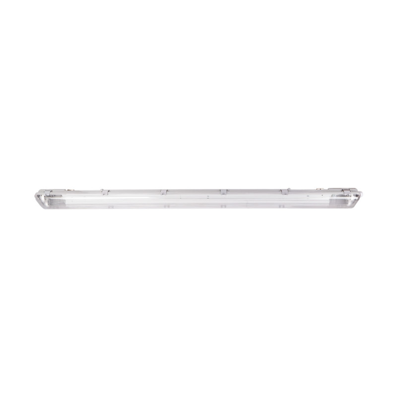 Kit 60cm waterproof LED batten + 2 9W LED T8 tubes - 6000K