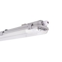 Kit 120cm waterproof LED batten + 2 18W LED T8 tubes - 4000K