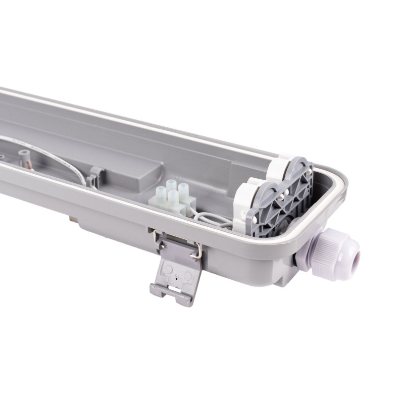 Kit 150cm waterproof LED batten + 2 24W LED T8 tubes - 4000K