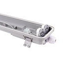 Kit 150cm waterproof LED batten + 2 24W LED T8 tubes - 4000K