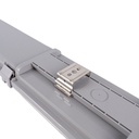 Kit 150cm waterproof LED batten + 2 24W LED T8 tubes - 6000K