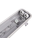 Kit 150cm waterproof LED batten + 2 24W LED T8 tubes - 6000K