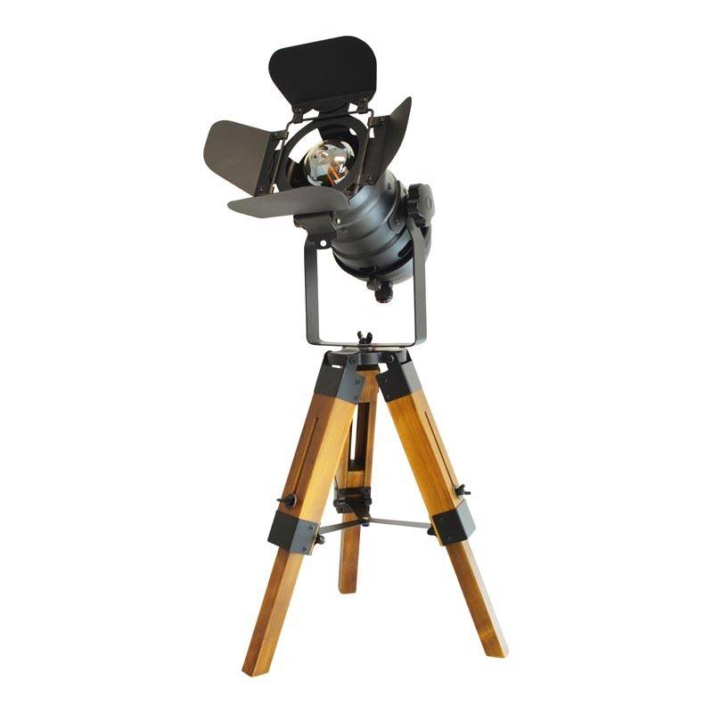 Vintage table lamp with tripod "CINEMA MINI" 67cm