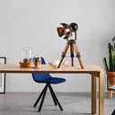 Vintage table lamp with tripod "CINEMA MINI" 67cm