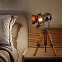 Vintage table lamp with tripod "CINEMA MINI" 67cm