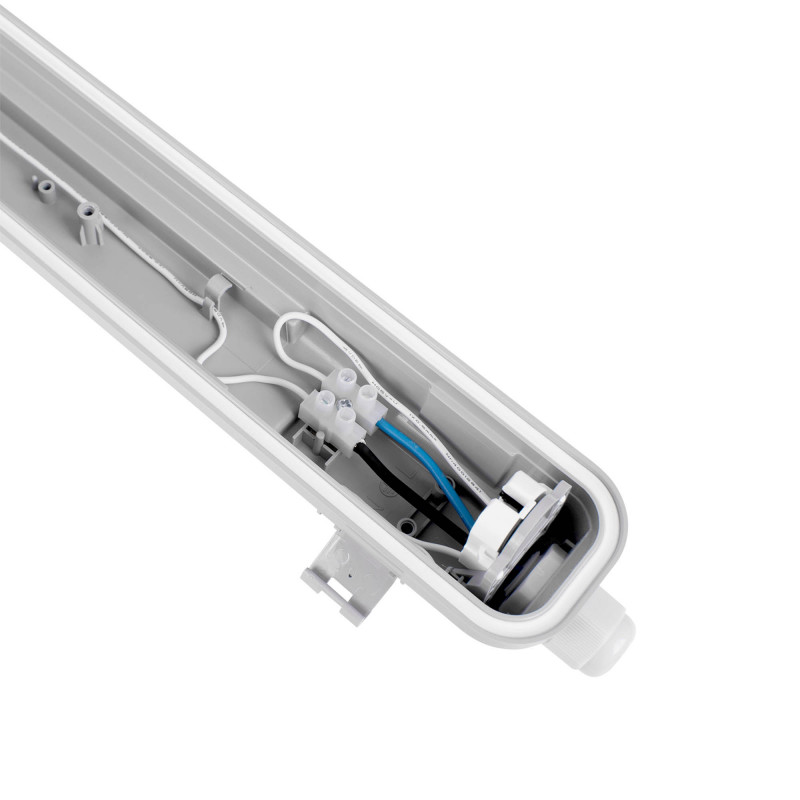 Kit 150cm waterproof LED batten + 24W LED T8 tube - 6000K