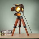Vintage table lamp with tripod "CINEMA MINI" 67cm