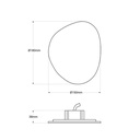 Wooden wall light "Eclipse 3" - 8W - Warm light