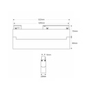 Adjustable linear track light 48V - CCT - 18W - DALI-2 dimming - UGR18