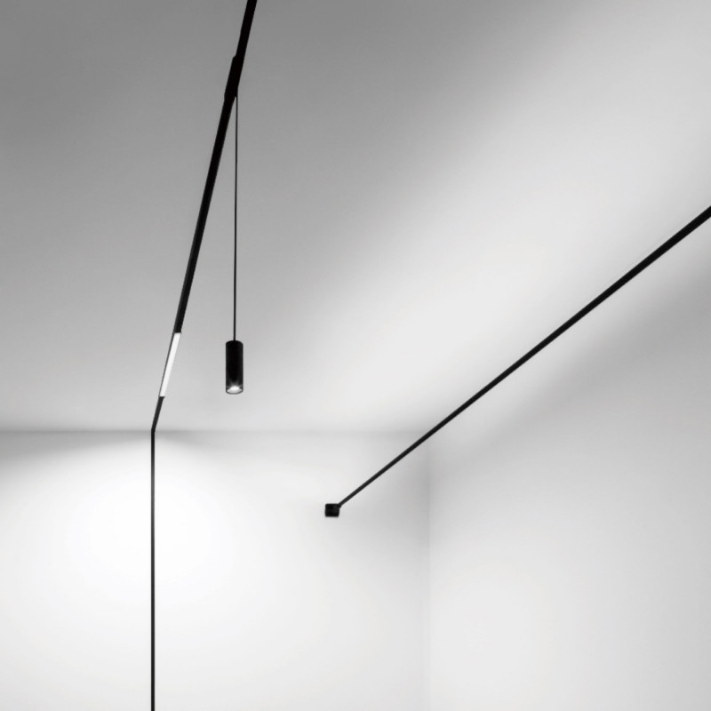 Magnetic-track LED pendant spotlight - 48V - 5W - DALI-2 dimmable