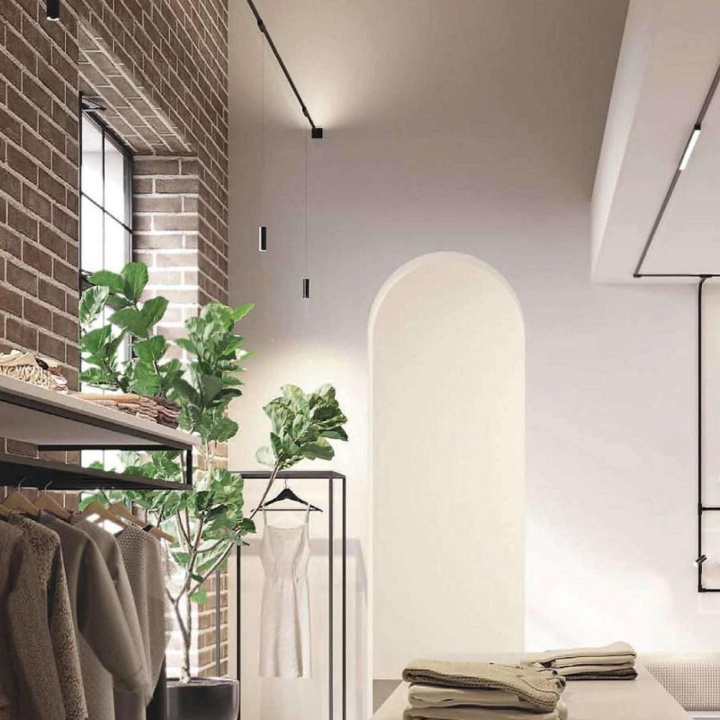 Magnetic-track LED pendant spotlight - 48V - 5W - DALI-2 dimmable