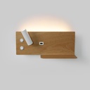 Wall reading light with USB port "Kerta" (right) - Double lighting - 3W+7W