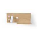 Wall reading light with USB port "Kerta" (right) - Double lighting - 3W+7W