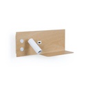 Wall reading light with USB port "Kerta" (right) - Double lighting - 3W+7W