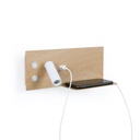Wall reading light with USB port "Kerta" (right) - Double lighting - 3W+7W